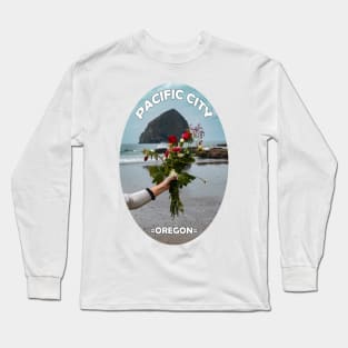 Pacific City Cape Kiwanda Oregon Long Sleeve T-Shirt